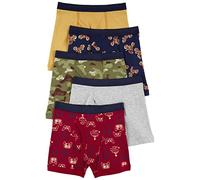 Carter's Boy's Cotton Boxer Briefs, Multi Gamer/Camo/Bike, 14