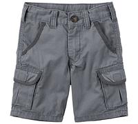 Carter's Boys Canvas Cargo Shorts, Grey, 9m