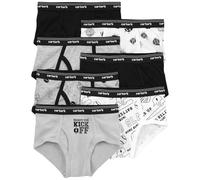 Carter's Boys' Little 7-Pack Underwear, Black/Grey/White Sports, 14 Years