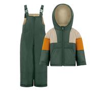 Carter's Boys Warm Water Resistant 2-Piece Snow Pant & Jacket Snowsuit, Olive, 4T