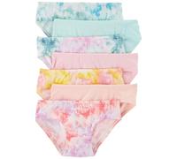 Carter's Girls' Little 7-Pack Underwear, Blue/Pink Tie-dye, 10-12 Years