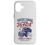 Carter's Hotrod Garage Classic Car Carter Design Case for iPhone 16 Plus