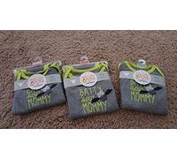 Carter's Just Obne You Halloween Long Sleeve Bodysuit Batty About Mommy - Grey -