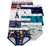 Carter's Little Boys Cotton Briefs 7 Pack, Safari, 10-12 Years