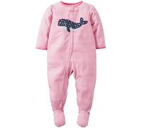 Carter's Little Girls' Graphic Footie (Toddler/Kid) - Whale - 5T