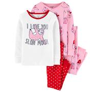 Carter's Toddler Boy's Red Plaid Fleece Sleeper 4T