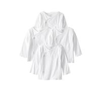 Carter's Unisex 4 Pack Long Sleeve Side Snap Mitten Cuff Shirt