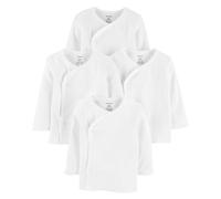 Carter's Unisex 4 Pack Long Sleeve Side Snap Mitten Cuff Shirt