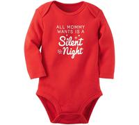 Carter's Unisex Baby Single Bodysuit Red NB