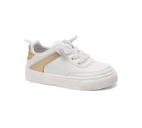 Carters Unisex Kid's Arianna Sneaker, White Gold, 5 Little