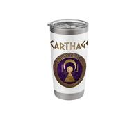 Carthage Ancient Carthaginian Shield Stainless Steel Insulated Tumbler
