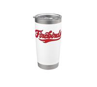 Carthage College Firebirds Classic Athletic Script Throwback Stainless Steel Insulated Tumbler