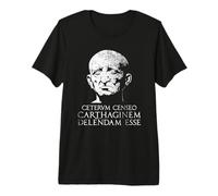 Carthage Must Be Destroyed Cato The Elder Quote Premium T-Shirt