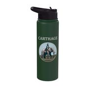 Carthage War Elephant Ancient Punic History Stainless Steel Insulated Water Bottle