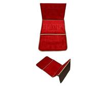 CARTHAGENNA Luxury Back Rest Prayer Mat Rug Carpet Recline Chair Muslim Travel Reclining New Medical Islam. (RED)