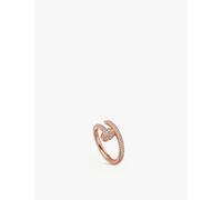 Cartier Cartier Juste Un Clou 18ct Rose Gold Diamond-Paved Ring Rose Gold 53mm