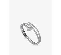 Cartier Cartier Juste Un Clou 18ct White-Gold and 3.61ct Diamond Bracelet 17cm
