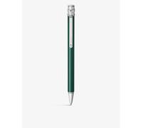 Cartier Green Santos De Small Lacquered and Palladium-finish Metal Ballpoint Pen 1 Size