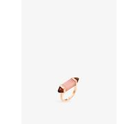 Cartier Les Berlingots De Cartier 18ct Rose-Gold, Pink Chalcedony and Garnet Cocktail Ring Rose Gold/ Pink 52mm