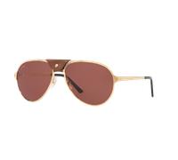 Cartier Man Sunglass CT0034S - Frame color: Gold, Lens color: Red