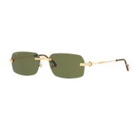 Cartier Man Sunglass CT0271S - Frame color: Gold, Lens color: Green