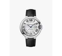 Cartier Mens Crwsbb0063 Ballon Bleu De Cartier Stainless-Steel and Leather Automatic Watch Steel