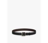 Cartier Mens Santos De Cartier Reversible Leather Belt Black And Brown 1 Size