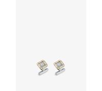 Cartier Mens Yellow Gold/ Silver Santos De Yellow-gold and Sterling Cufflinks 1size