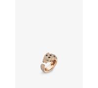 Cartier Panthère De Cartier 18ct Rose-Gold, Brilliant-Cut Diamond, Emerald and Onyx Ring 18K Rose Gold 53mm
