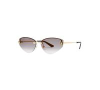 Cartier Panthère De Cartier Cat-eye Sunglasses - Gold - One Size