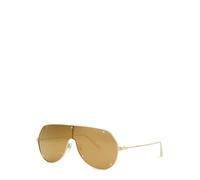 Cartier Santos De Cartier Gold-tone Mask Sunglasses, Sunglasses, Gold