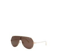 Cartier Santos De Cartier Mask Sunglasses, Sunglasses, Gold-tone