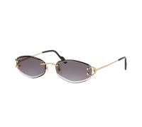 Cartier Unisex Sunglass CT0467S - Frame color: Gold, Lens color: Grey