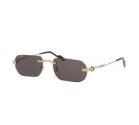 Cartier Unisex Sunglass CT0577S - Frame color: Gold, Lens color: Grey