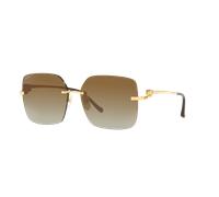 Cartier Woman Sunglass CT0359S - Frame color: Gold, Lens color: Brown