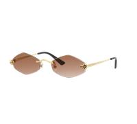 Cartier Woman Sunglass CT0433S - Frame color: Gold, Lens color: Brown