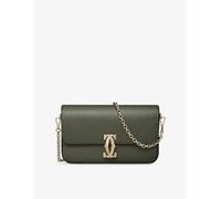 Cartier Womens C De Cartier Mini Leather Chain Bag Green 1 Size