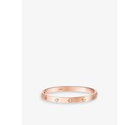 Cartier Womens Cartier Love Classic 18ct Rose-Gold Single-Screw Closure Bracelet Rose Gold 16cm