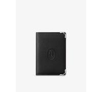 Cartier Womens Must De Cartier Leather Card Holder Black 1 Size