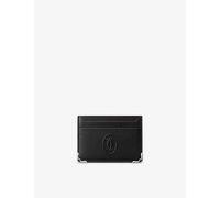 Cartier Womens Must De Cartier Leather Card Holder Black 1 Size