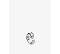 Cartier Womens Panthère De Cartier Medium 18ct White Gold and Tsavorite Garnets and Onyx Ring White Gold 54mm