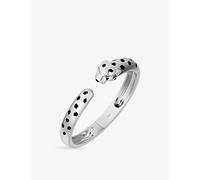 Cartier Womens Panthère De Cartier Medium Model 18ct White-Gold, Onyx and Tsavorite Garnets Bracelet White Gold 16cm