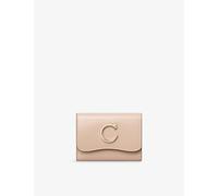 Cartier Womens Panthère De Cartier Mini Leather Wallet Beige 1 Size