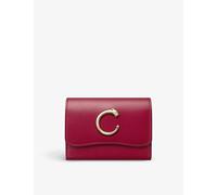 Cartier Womens Panthère De Cartier Mini Leather Wallet Cherry Red 1 Size