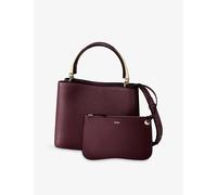 Cartier Womens Panthère Double De Cartier Small Leather Top-Handle Bag Grape 1 Size