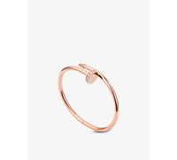 Cartier Womens Rose Gold Juste Un Clou 18ct Rose-gold and 0.58ct Brilliant-cut Diamond Bracelet 15cm