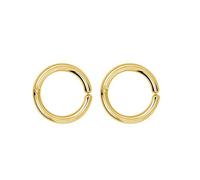 Cartilage Earring for Men, Gold Earring for Women Ear Cuff Round Shape 10X2.5mm for Mother'S Day Jewelry Classic