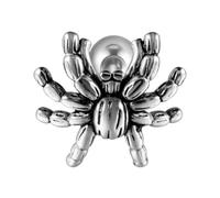 Cartilage Piercing Earring | Gothic Jewelry Realistic Spider Design | Cartilage Earrings Designed for Upper Ear | Halloween Party & Festival, Se référer à la description, Stainless Steel + Rhinestone