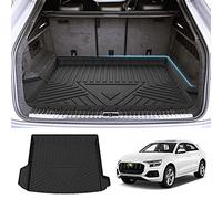 Cartist Custom Compatible with Cargo Liner 2019-2024 Audi Q8/RS Q8 All Weather Cargo Mat Heavy Duty Waterproof Rear Cargo Tray Trunk Floor Mat