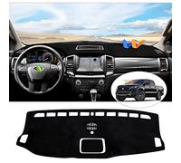 Cartist Dash Cover Compatible with Ford Ranger 2019 2020 2021 2022 (Without HUD) Dashboard Cover Carpet Mat Non-Slip